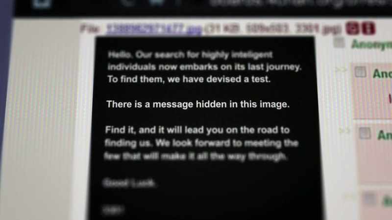 Now, like QAnon, Cicada 3301 originated