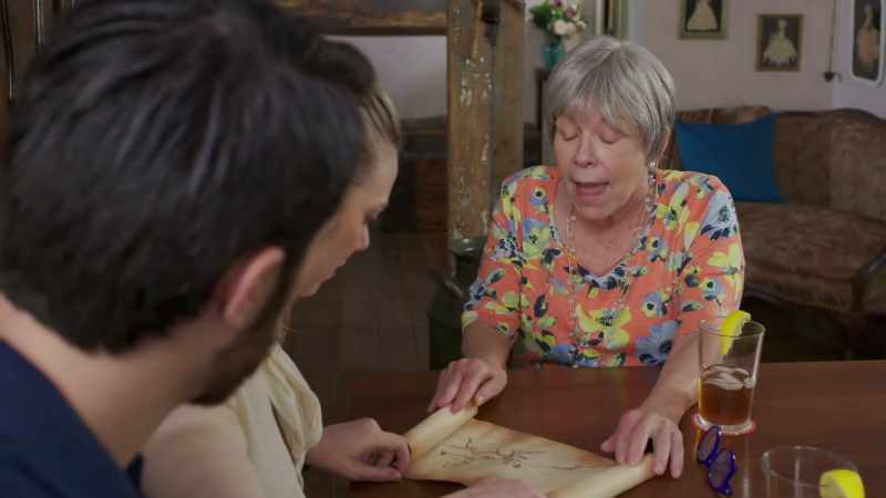 Now, this map was given to Francois by a Shaolin monk