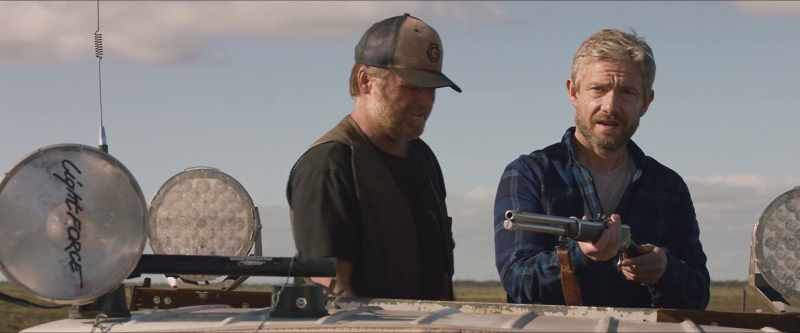 Now move the stock into your shoulder-- - We're going to shoot them?