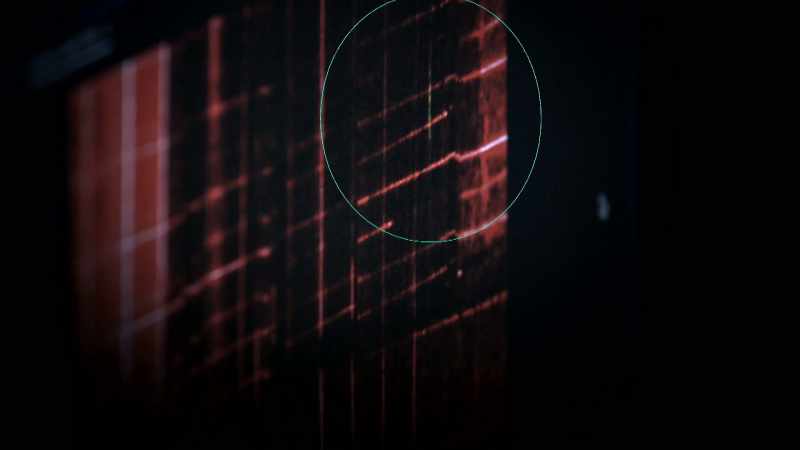 Now, we put up a laser grid, and, you know, the theory is