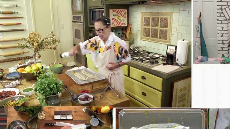 Now, take a little olive oil