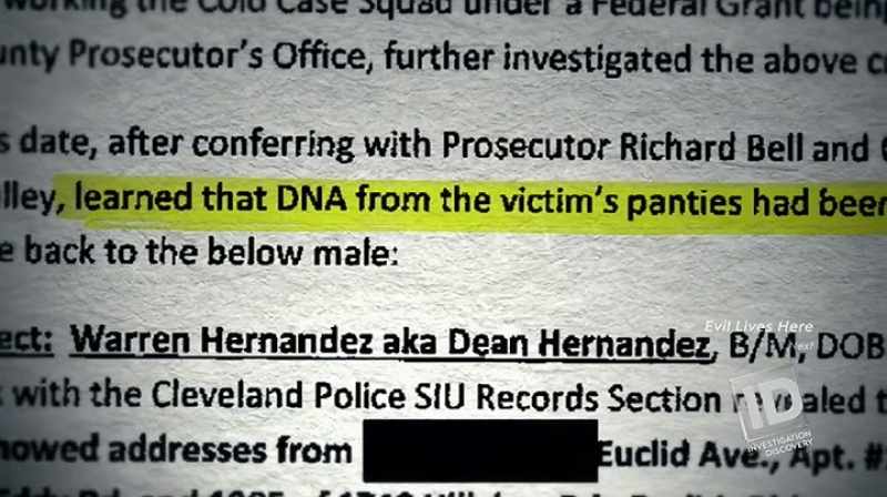 NOW, THANKS TO RECENT ADVANCES IN FORENSIC TECHNOLOGY