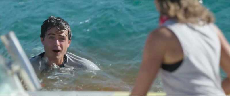 Now, that's a dinner bell for a shark. They all turned away