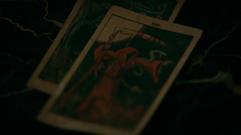 Now, the cards are symbolic