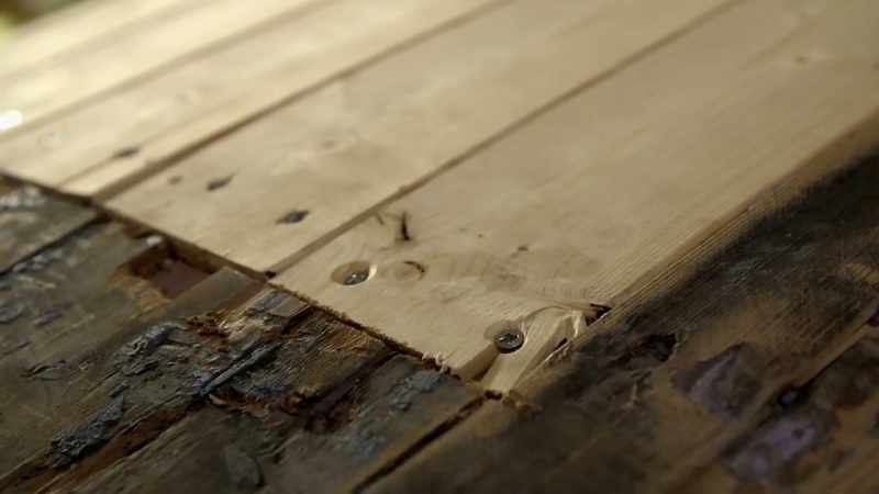 Now, the planks have been replaced
