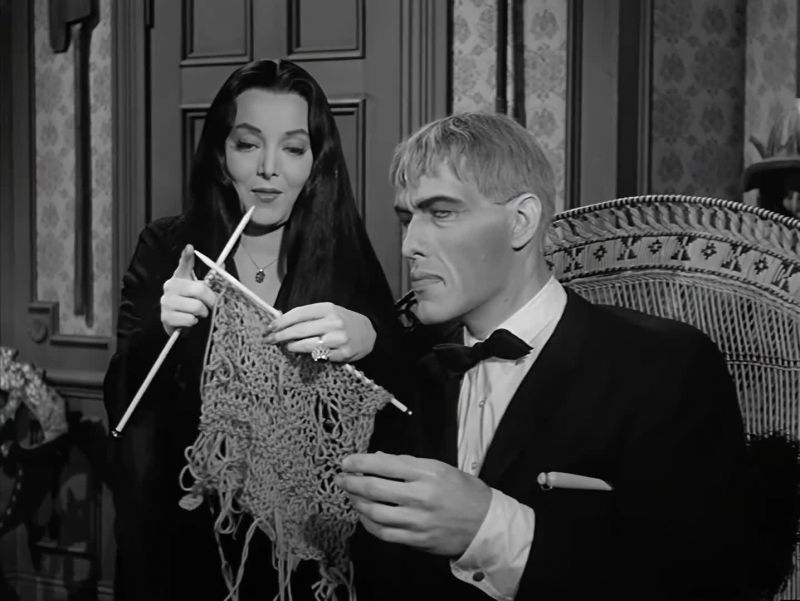 Now then, Lurch, needles go here