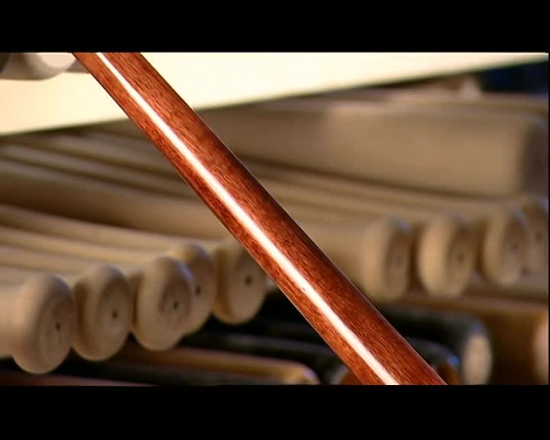 NOW THIS MAPLE BAT IS READY FOR THE BIG LEAGUES