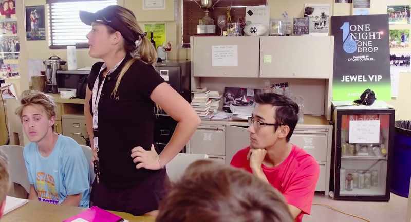 Now she works with at-risk teens