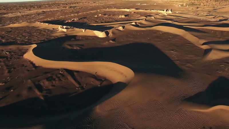 Now, if you came galloping in across the Gobi