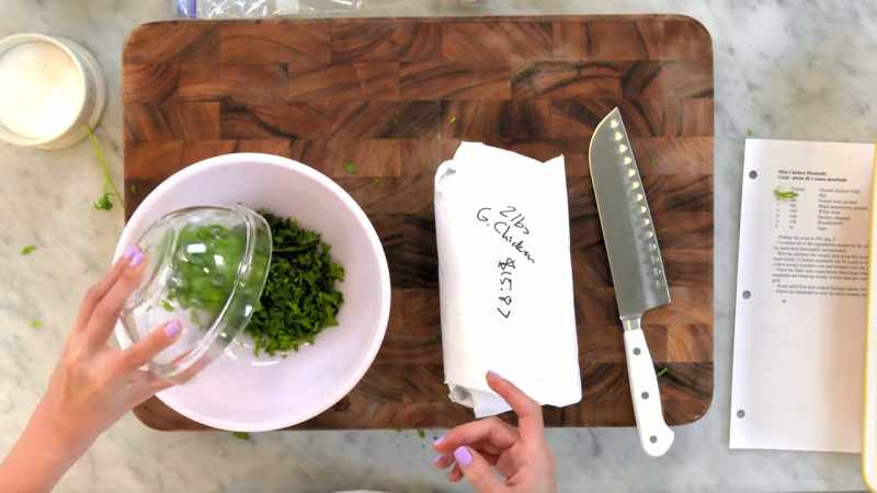 Now when you make meatballs, there's a magic ratio