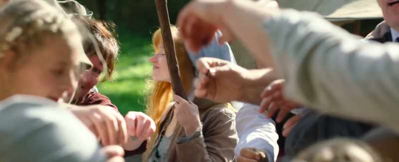 Now, you're going to be my witch's broom, okay