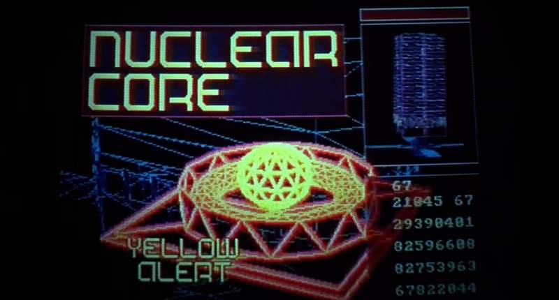 Nuclear core is reading just shy of the red