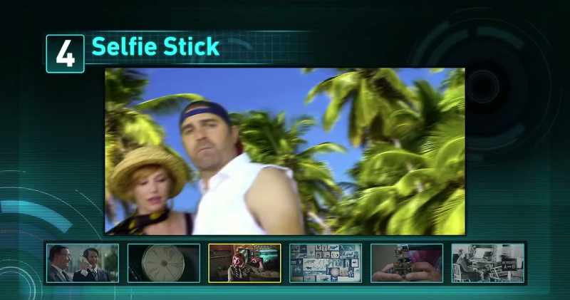Number four, the selfie stick
