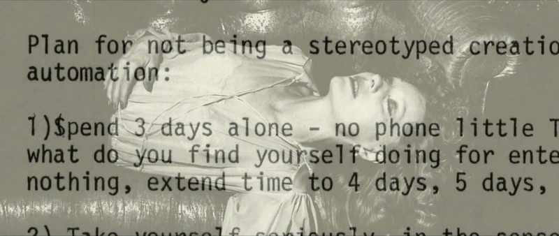 Number one, spend three days alone
