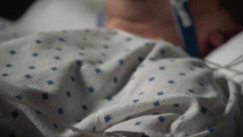 NURSE: His breathing's starting to stabilize