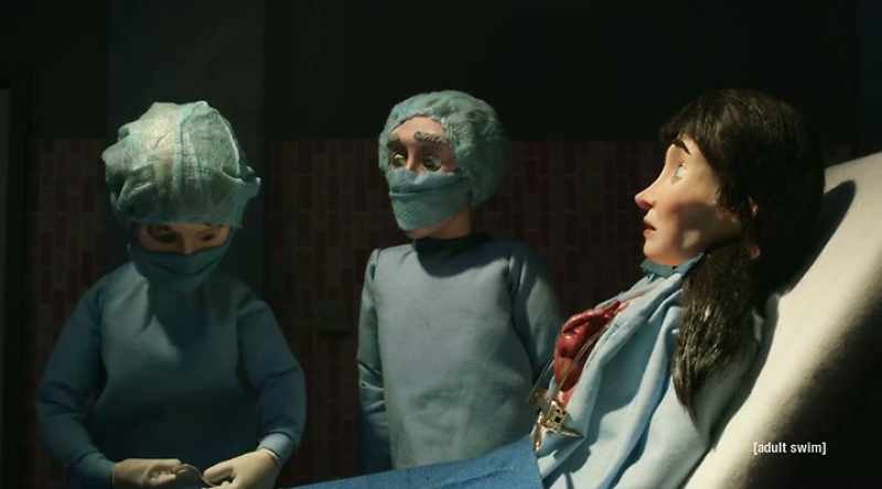 Nurse, tape her up, please