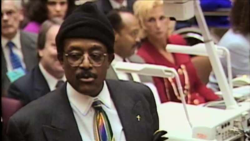 O.J. Simpson in a knit cap