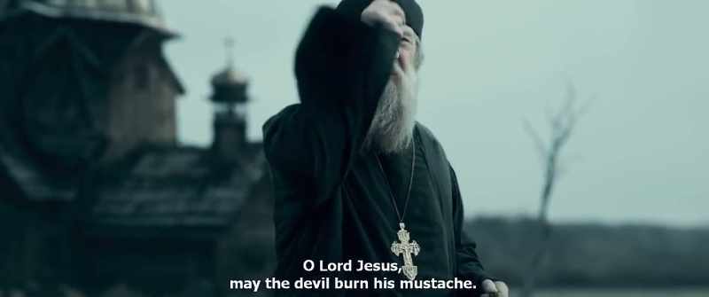 O Lord Jesus, may the devil burn his mustache