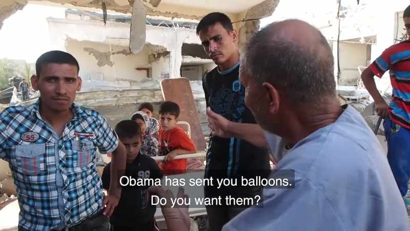 Obama sends you balloons, do you want them?