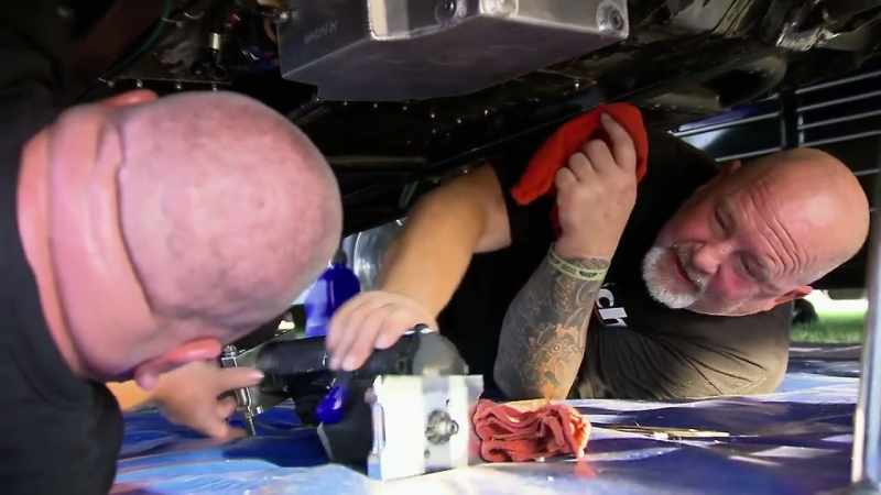 Obviously, the starter's bad, so we got a spare
