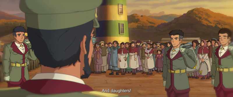 Of course! And their daughters, to war