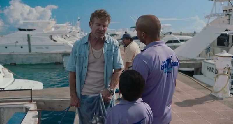 Of course she did. Yeah. Just get him a life jacket