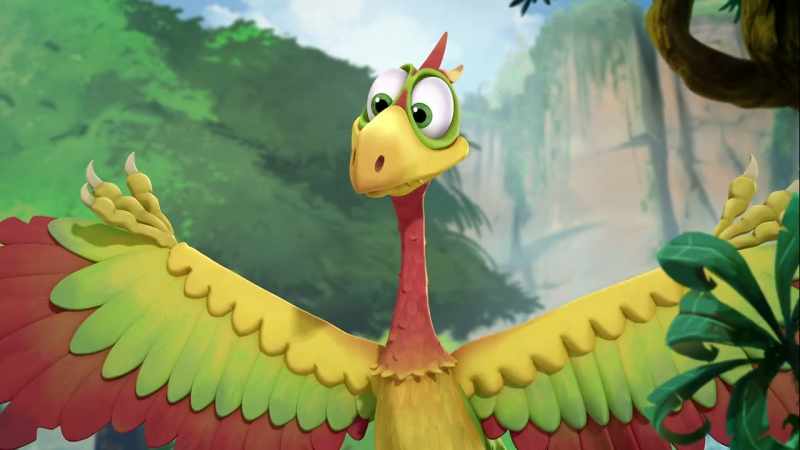 Of course, normally, a flying dino has that job