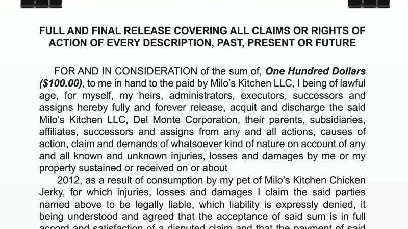 Offended pet owners refused the money