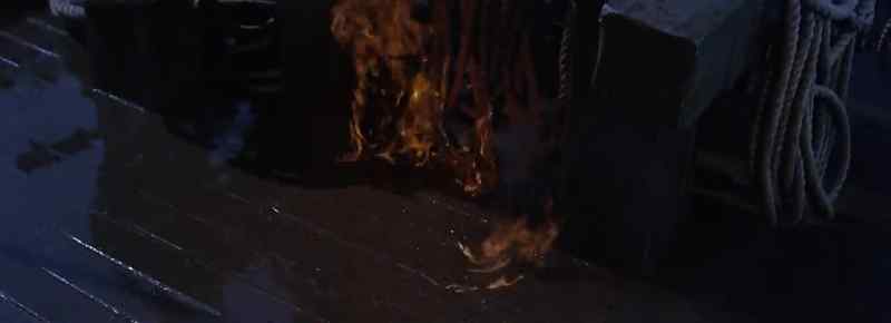 OFFICER 1: Watch out! OFFICER 2: Fire!