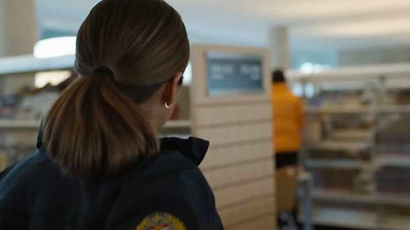 [officer 6] third-floor study area, clear