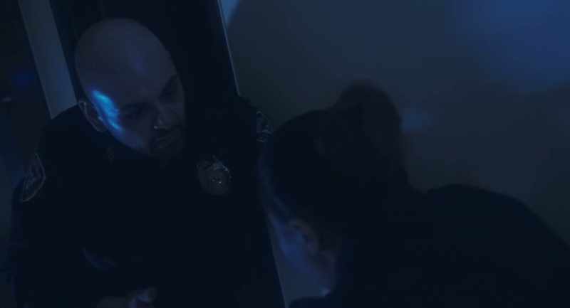 (Officer breathing heavy)