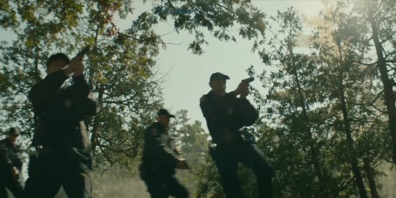 OFFICER: Get down on the ground
