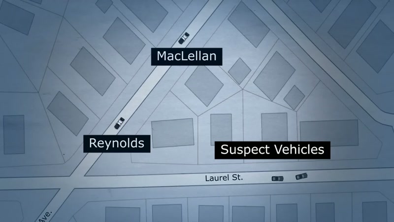 Officer Joey Reynolds was on one side