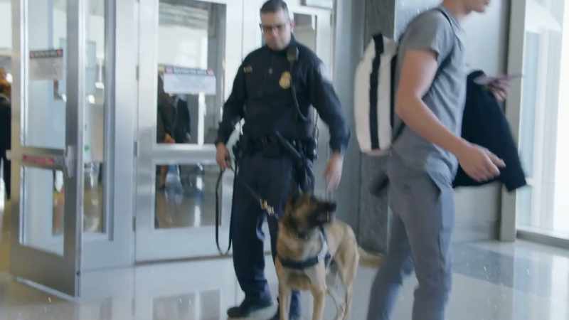 OFFICER RODRIGUEZ: Sir? Sir? Come with me
