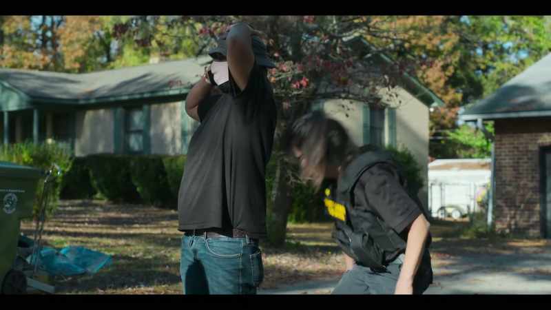 Officers come here with their hands on their pistol