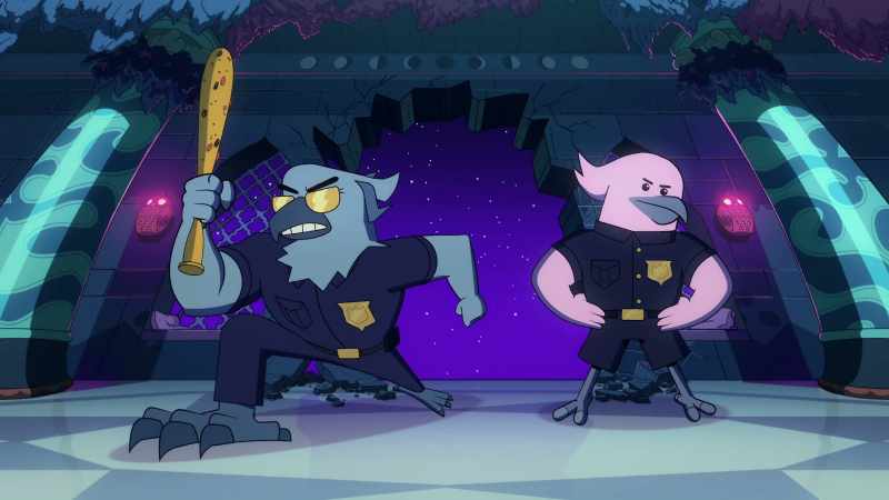 Officers Gnutz and Siedes reporting for duty