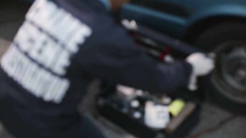 Officers observed some bloodstains