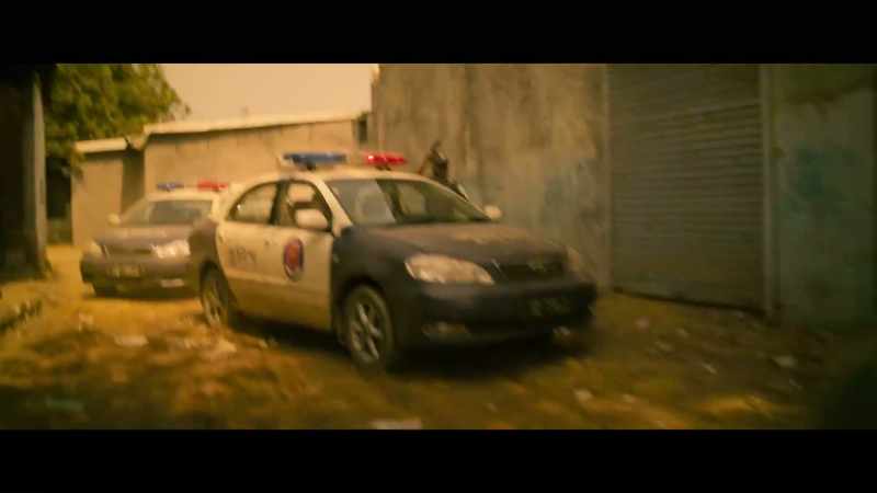 [officers shouting] -[car accelerates]