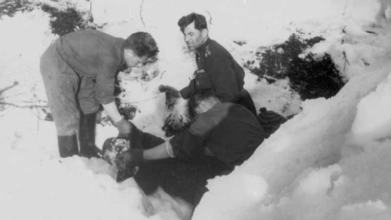 Officially, he stated that they died from freezing to death