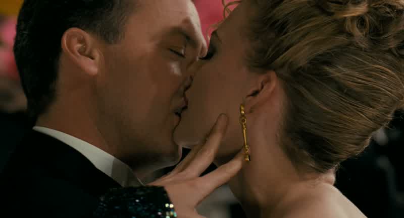 Oh. A kiss under the mistletoe
