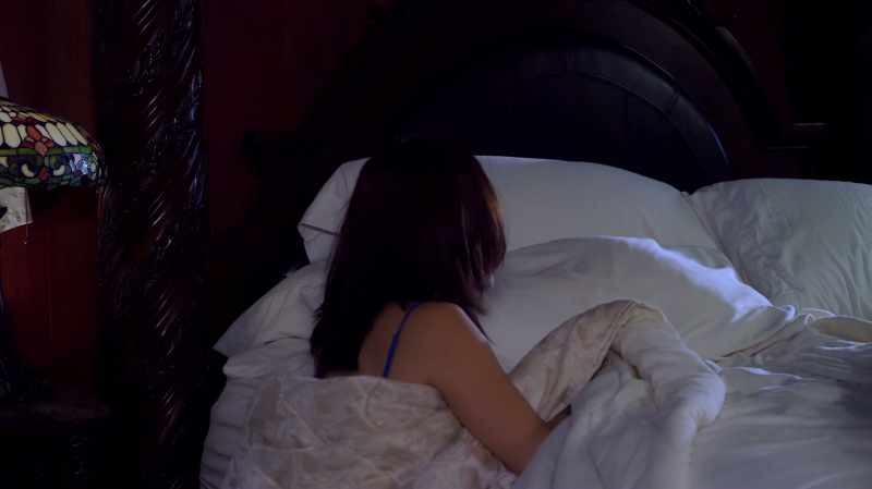 Oh, my bed, my cat