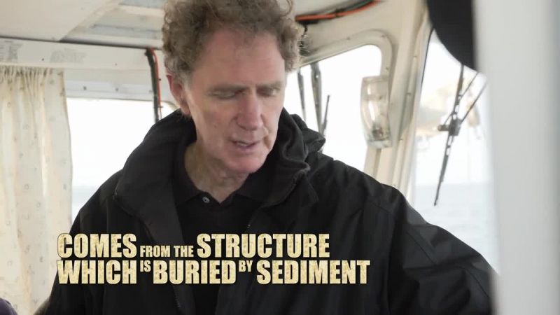 Oh, it continues under the sediment here?