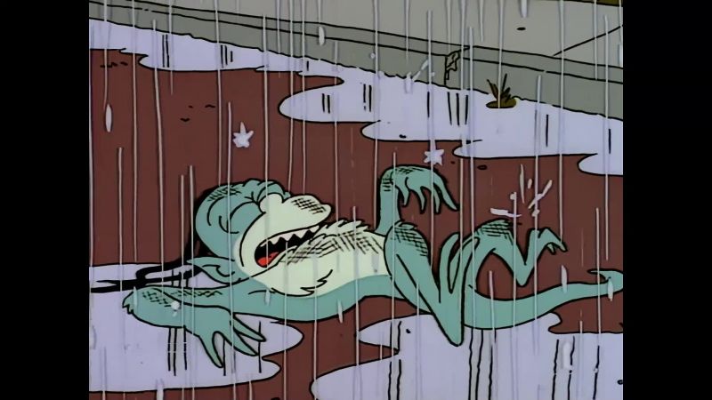 Oh, Dear Lord! It's some sort of hideous monster