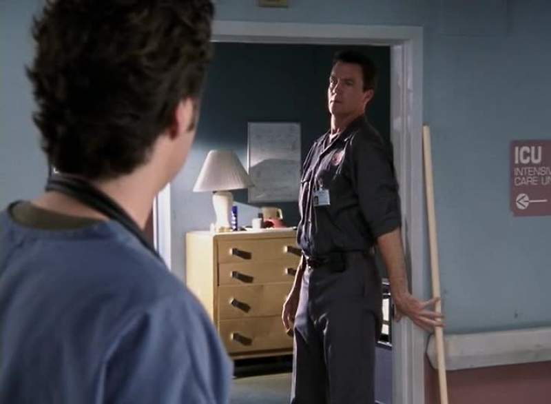 Oh my God The janitor's afraid of Carla
