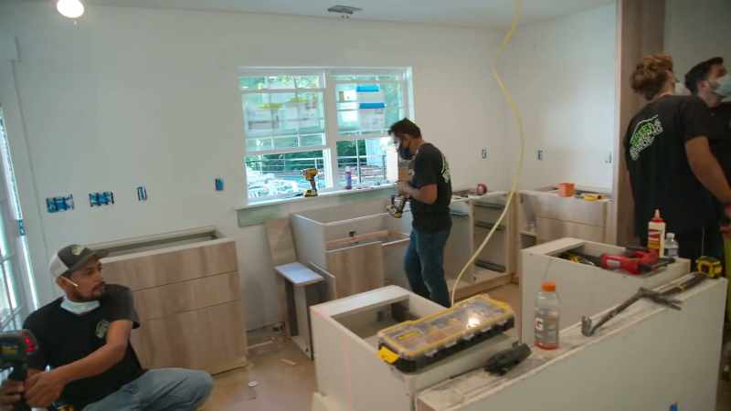 Oh, my gosh. The kitchen is gonna look so incredibly insane
