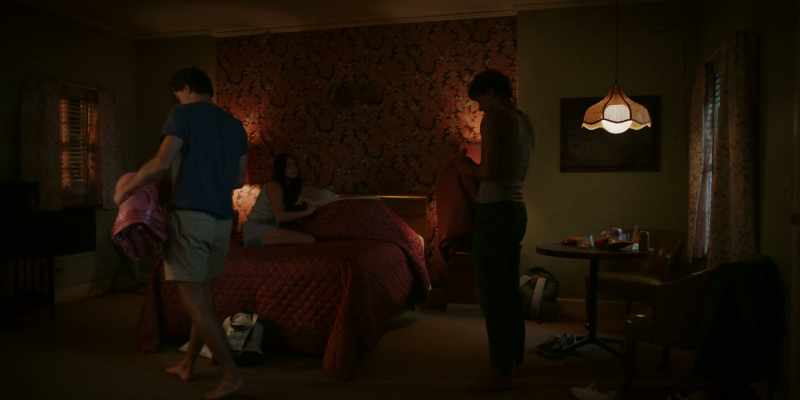 Oh, you guys should sleep in the bed