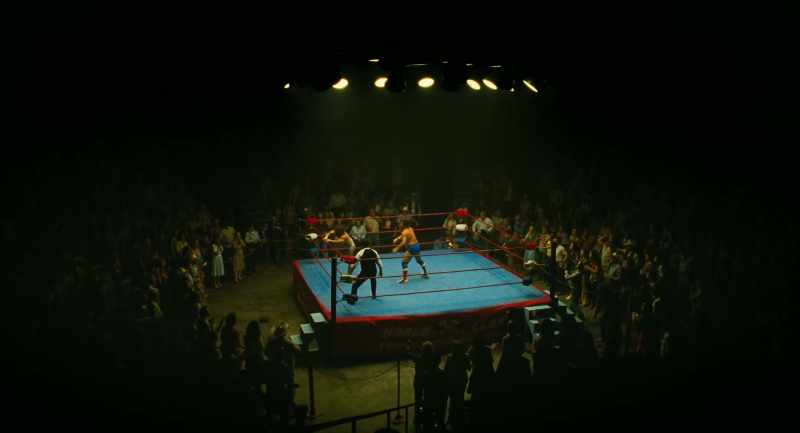 Oh, and he... he tosses Kevin over the top rope
