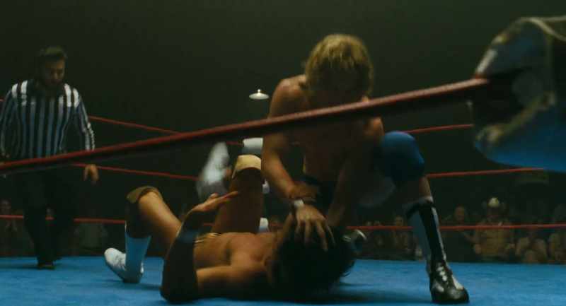 Oh, and he slaps it on Gino. Look at him