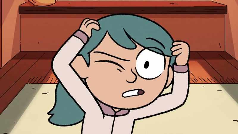 Oh, my head is so itchy. -Let me check it