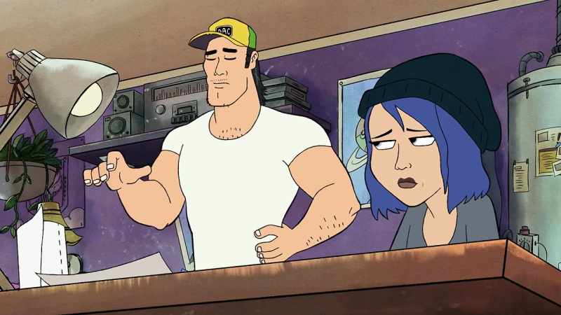 Oh, so her dad has, uh, dragon wings?